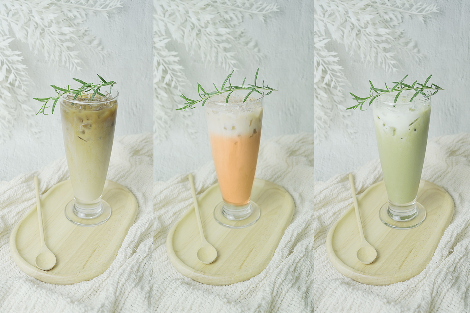 picture Green tea, Thai tea, coffee drinks