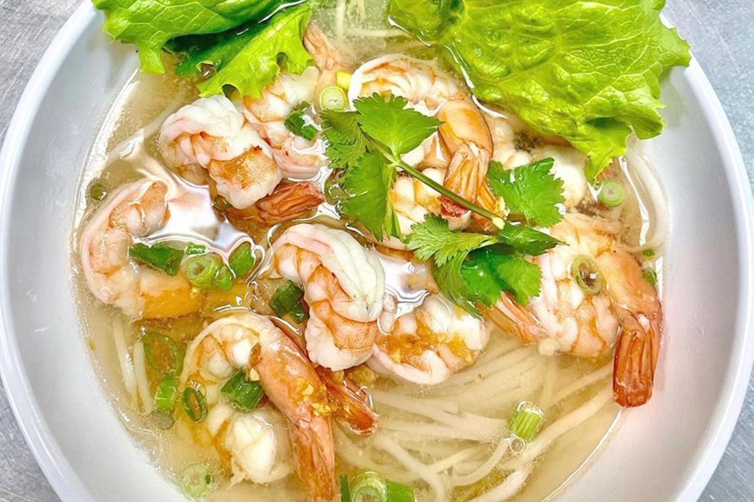 Picture noodle with Shrimp